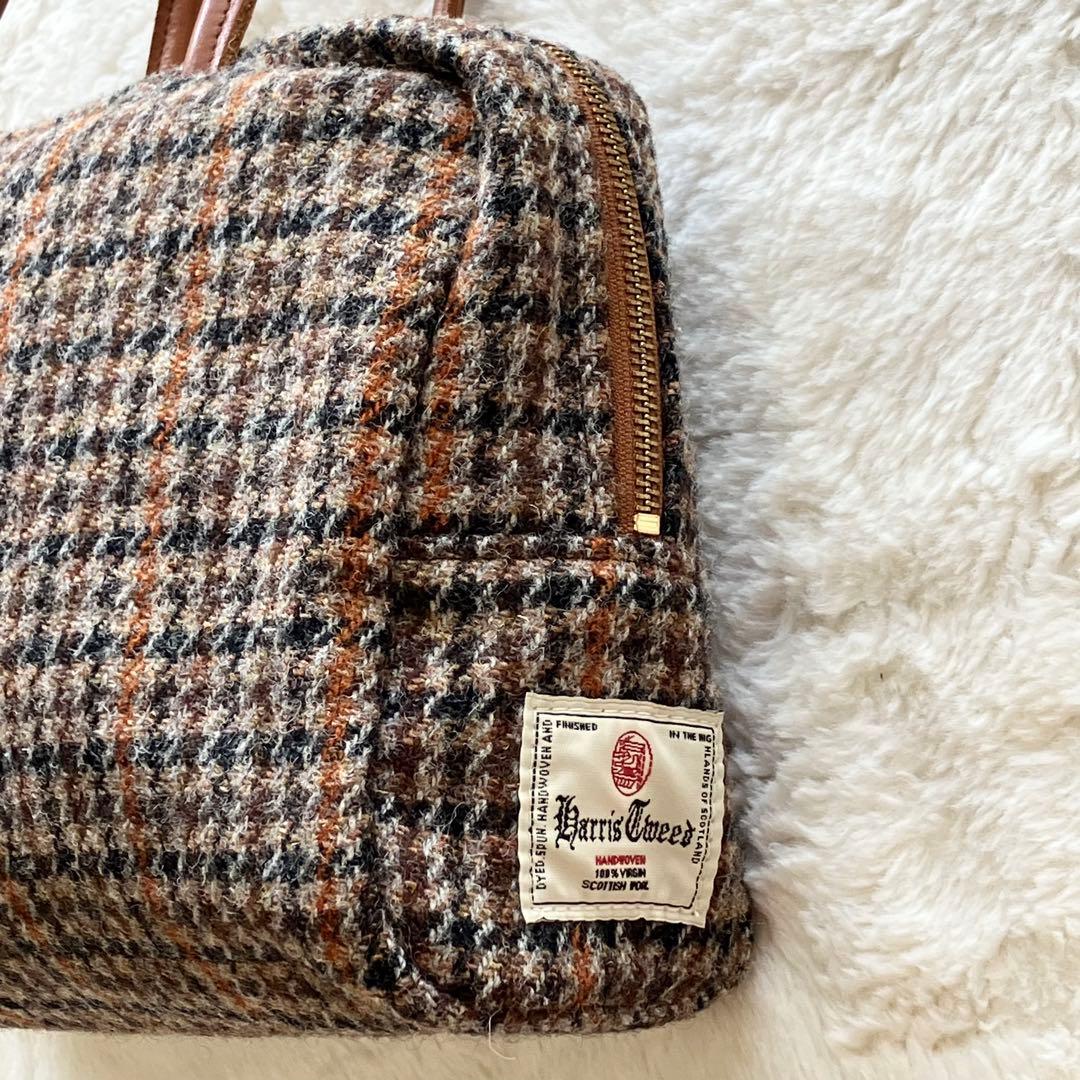 極美品 完売品 ハリスツイード アナザーエディション ボストンバッグ