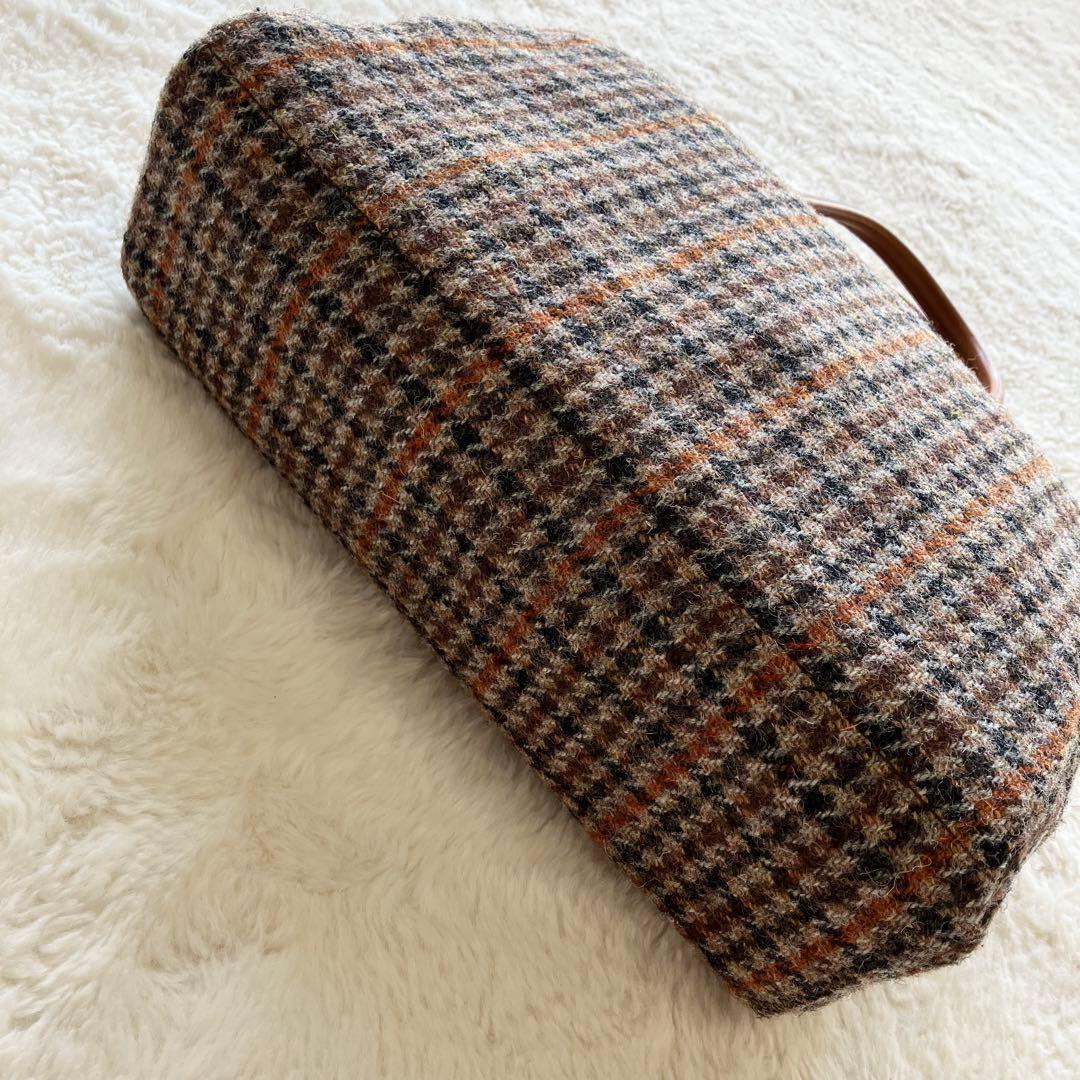 極美品 完売品 ハリスツイード アナザーエディション ボストンバッグ