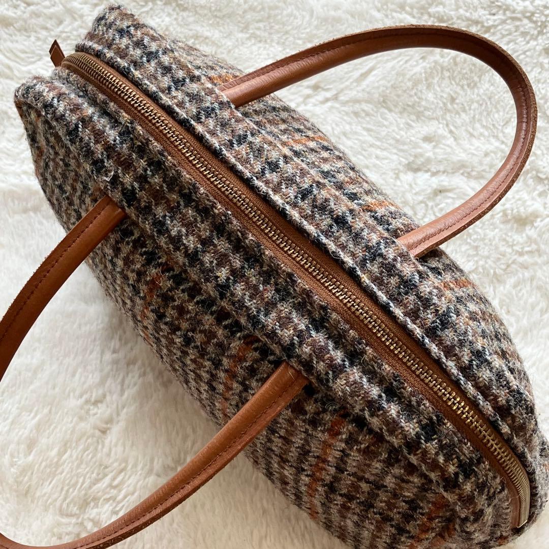 極美品 完売品 ハリスツイード アナザーエディション ボストンバッグ