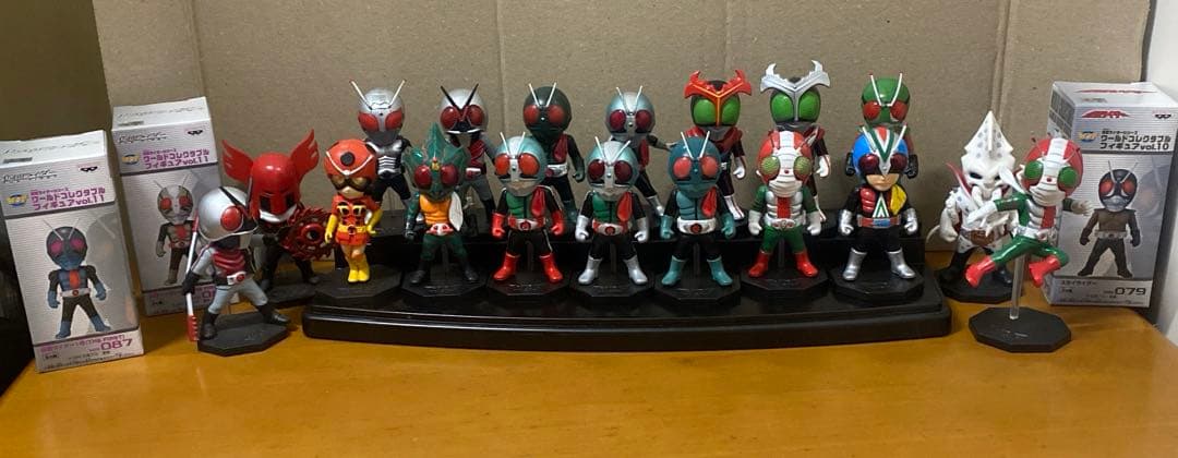 ワールドコレタブルフィギュア　昭和ライダーまとめ