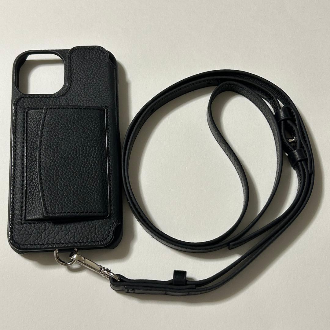 【新品未使用】デミュウDEMIU スマホケース ブラック iPhone14