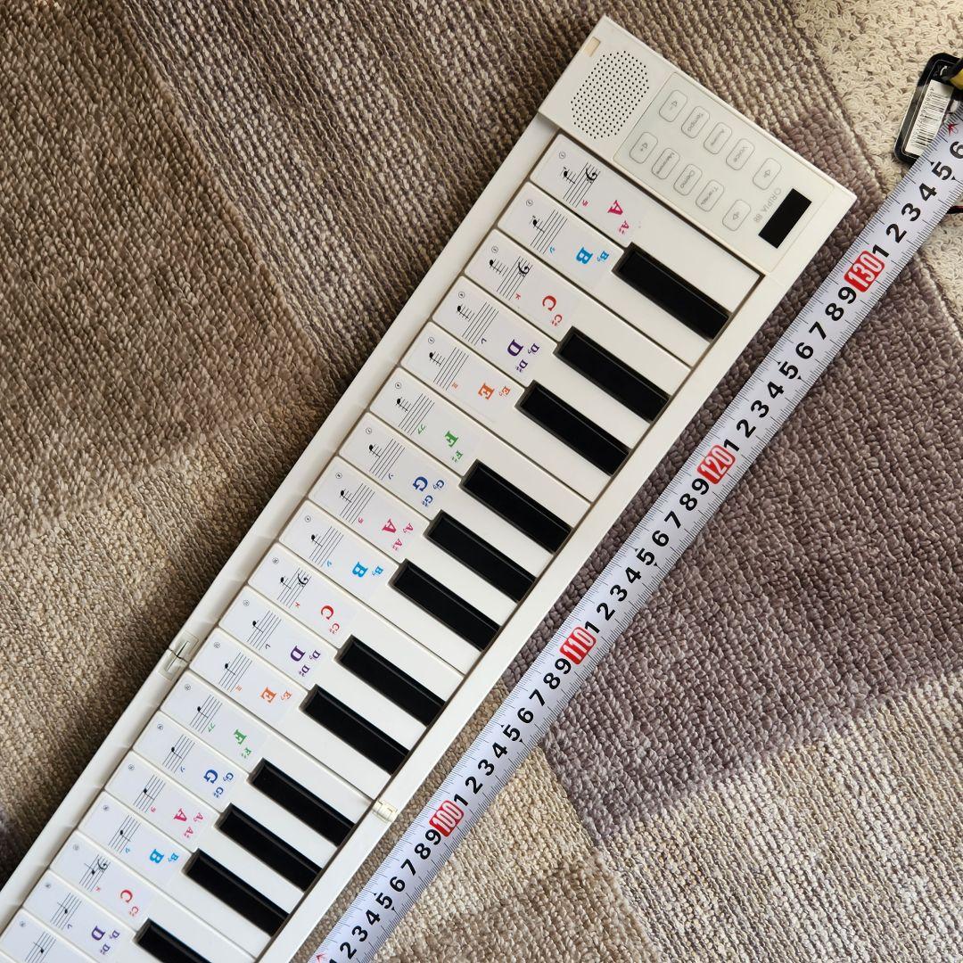 ORIPIA88 デジタルピアノ ホワイト 電子ピアノ専用音符シール　128音色
