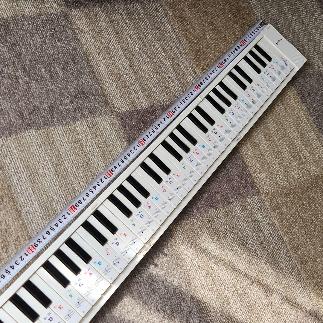 ORIPIA88 デジタルピアノ ホワイト 電子ピアノ専用音符シール　128音色