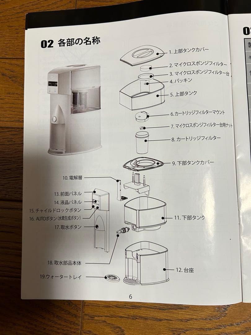 WELL TECH AQUA OASIS H2 水素水機高さ44.5cm最終値下