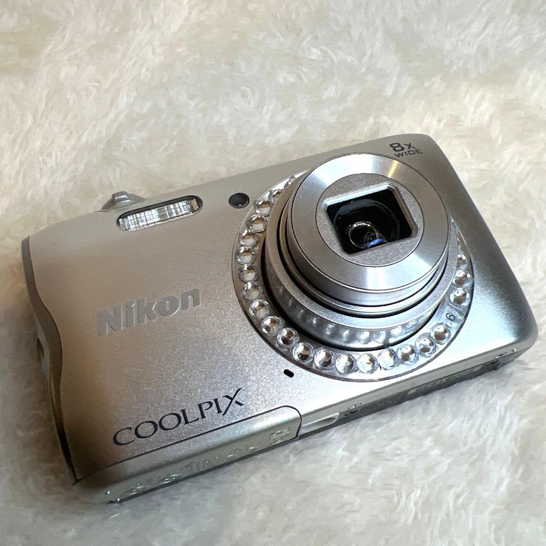 【訳あり】ニコン Nikon Coolpix A300 バッテリー付 シルバー
