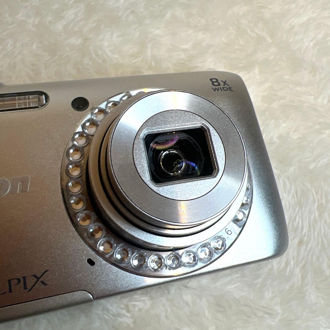 【訳あり】ニコン Nikon Coolpix A300 バッテリー付 シルバー