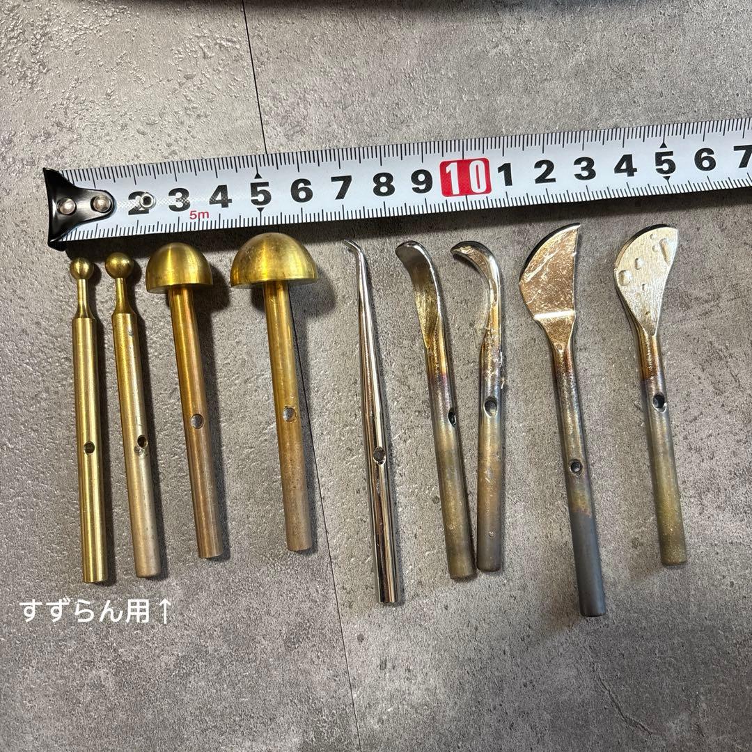 アートフラワー　造花　コテ　先端金具　10種Set