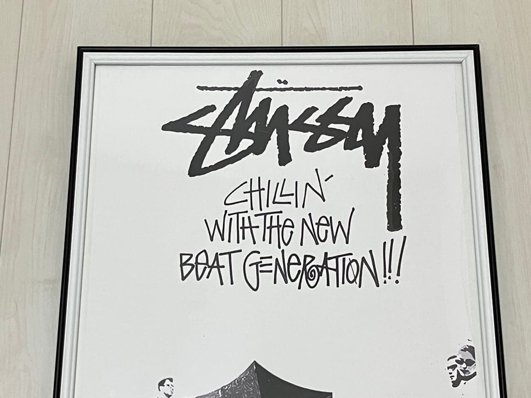【額縁付き】A2 ポスター STUSSY ステューシー オシャレ インテリア 白