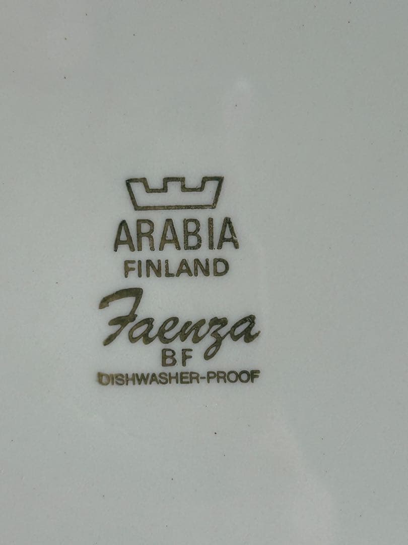 【美品】ARABIA Faenza 20cmプレート ファエンツァ