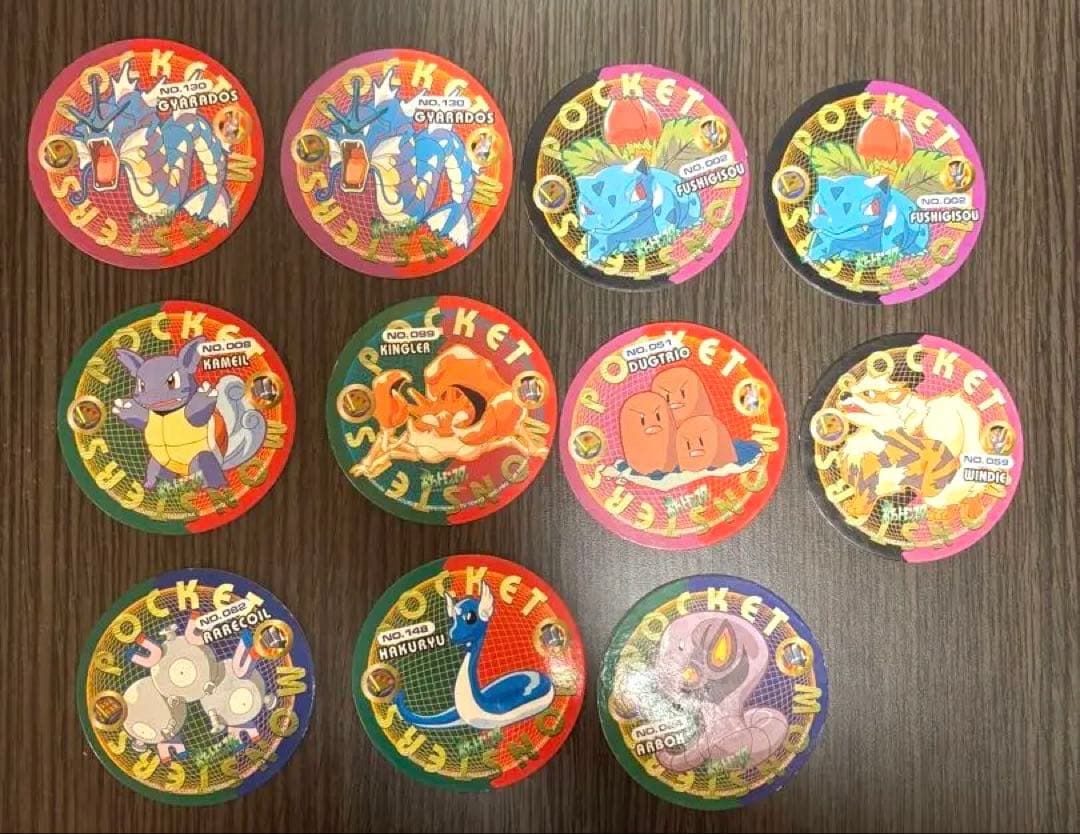 ポケモン グッズ メンコ 約90枚 キラ　大量　当時物　まとめ売り　アマダ製