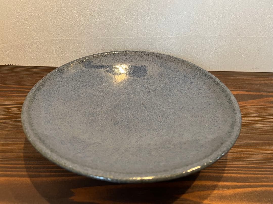 小澤基晴さん　すみれ８寸カレー皿　１枚　作家さん器　未使用品