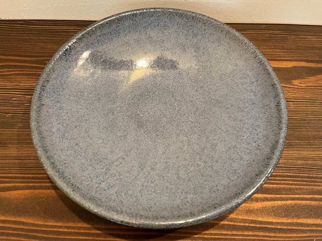 小澤基晴さん　すみれ８寸カレー皿　１枚　作家さん器　未使用品