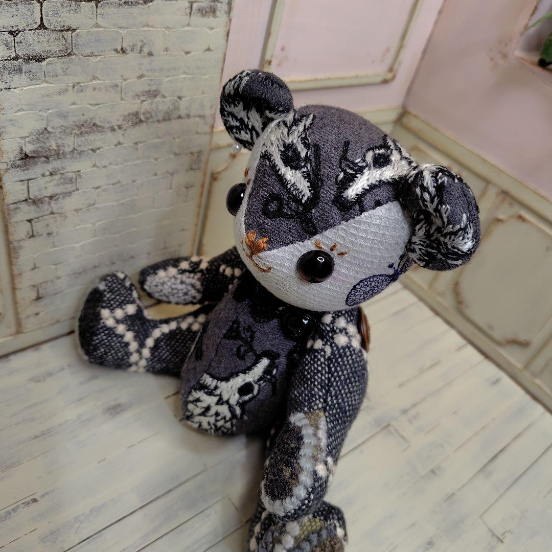 は*こ様 ミナペルホネン＊ハンドメイド＊ぬいぐるみ＊テディベア＊55(オークショ