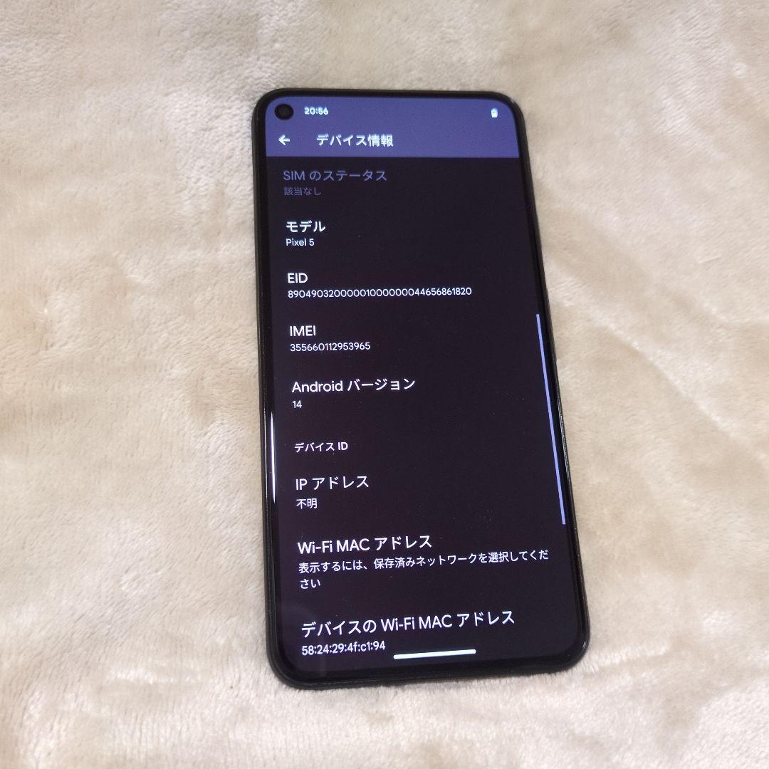 Google Pixel 5 / SIMロック解除済み