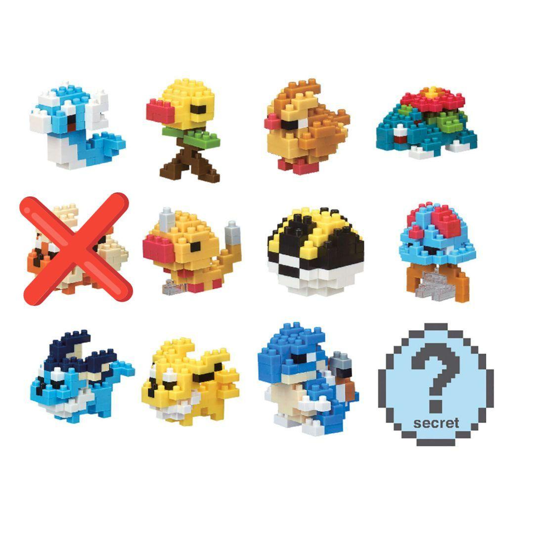 ポケモン　ナノブロック　11種　ミニポケットモンスター