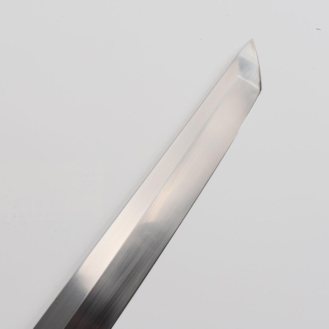 7952 マグロ包丁鞘付 鮪包丁 刃渡700mm 刺身包丁 スネークウッド八角柄