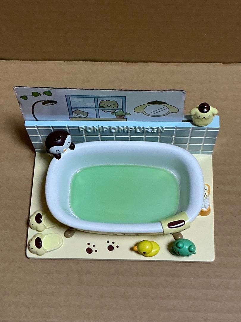 ポムポムプリン　バスルーム　小物入れ　陶器　サンリオ