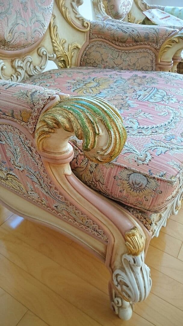 イタリア最高級ソファ ロココ