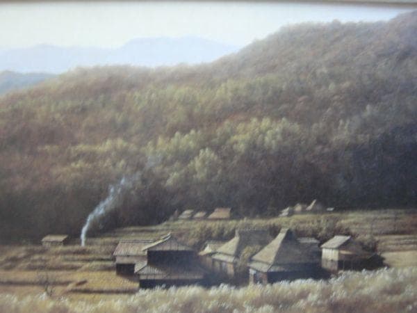 谷口和正【秋の日隠れ】希少画集画、状態良好、新品高級額装付