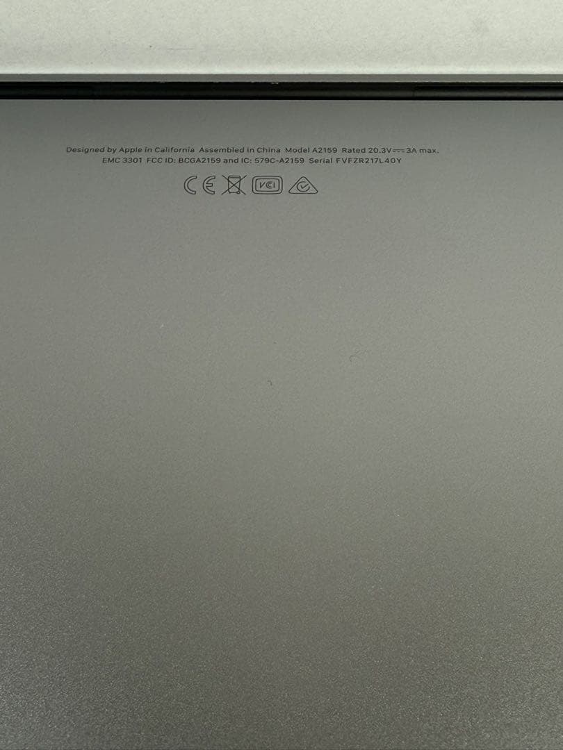 MacBook本体 Apple MacBook Pro 13 2019 i5/8GB/120GB