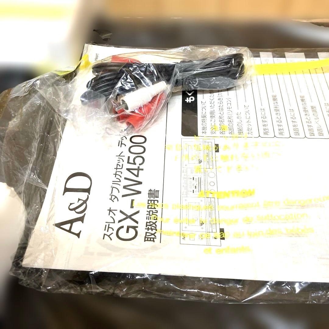 ESH028 A&D ダブルカセットデッキ　GX-W4500 希少【未使用品】