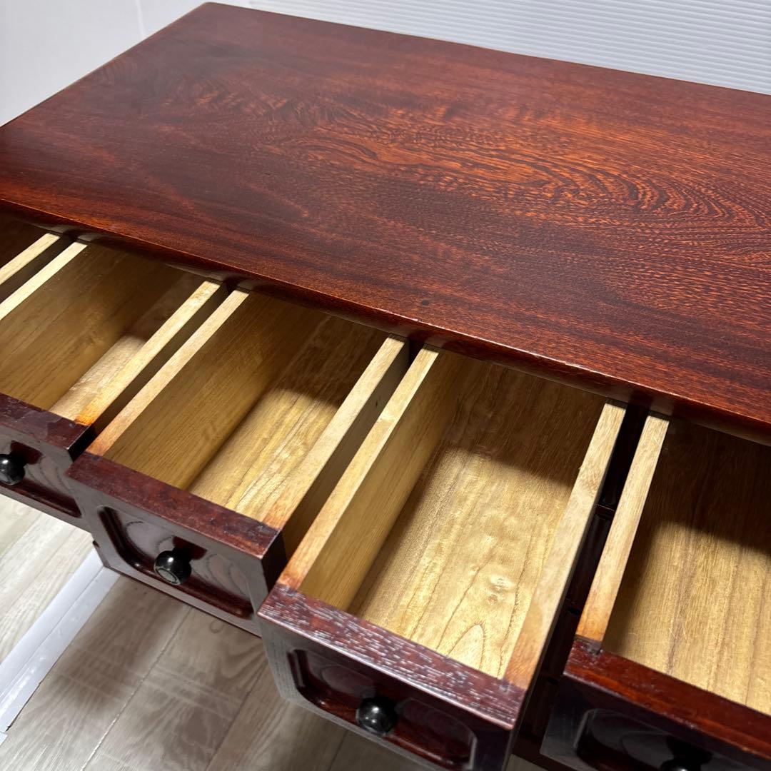 木製　小引き出し　薬箱　箪笥　箪笥　薬箪笥　からくり箪笥　民芸家具　タンス