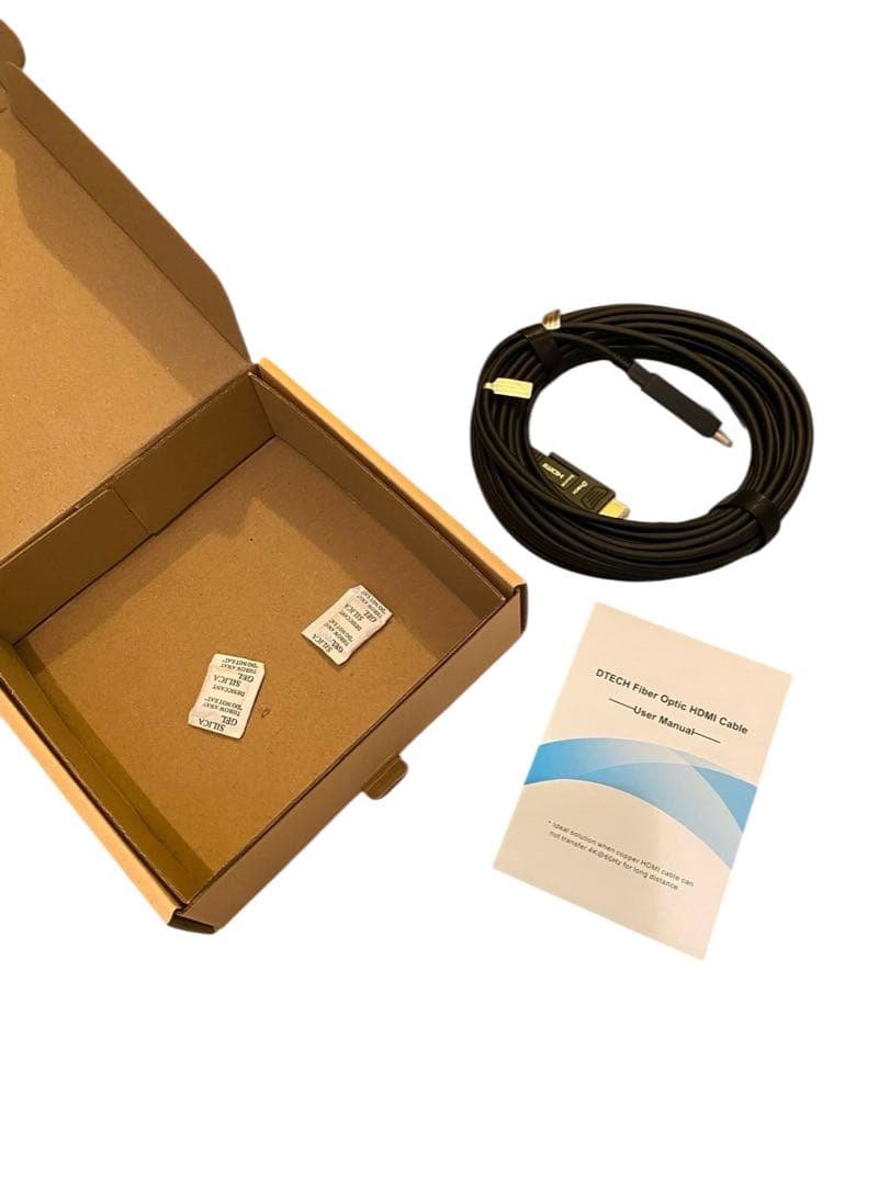 HDMI光ケーブル 15m 4K60Hz HDR ARC 着脱式 DTECH