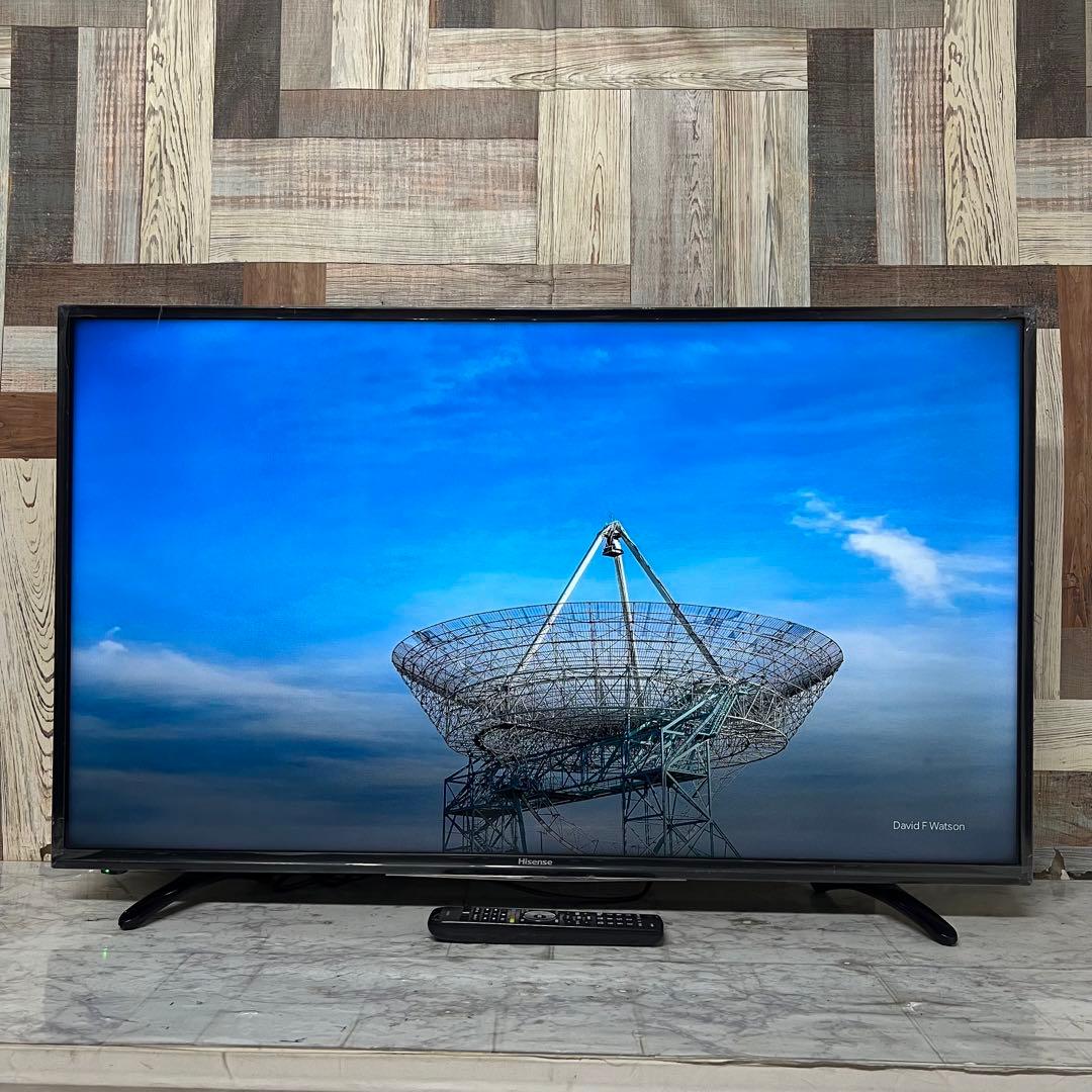 即日受渡❣️全国送料込ハイセンス 43V型 液晶テレビ外付HDD裏番組録画対応