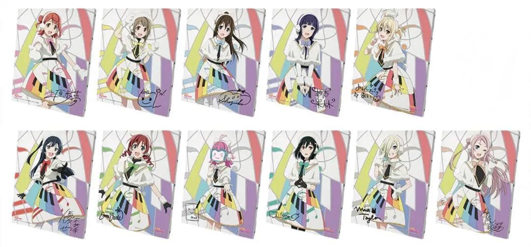 ラブライブ！虹ヶ咲学園スクールアイドル同好会 キャンバスボード 11種セット