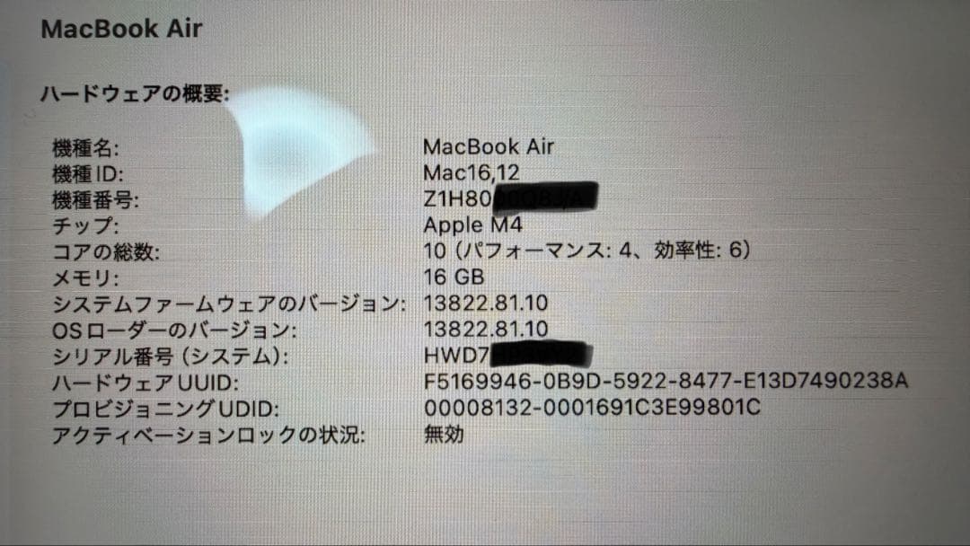 【お買得】Apple MacBook Air M4 13inchスカイブルー