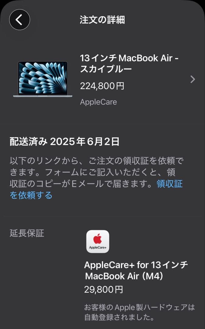 【お買得】Apple MacBook Air M4 13inchスカイブルー