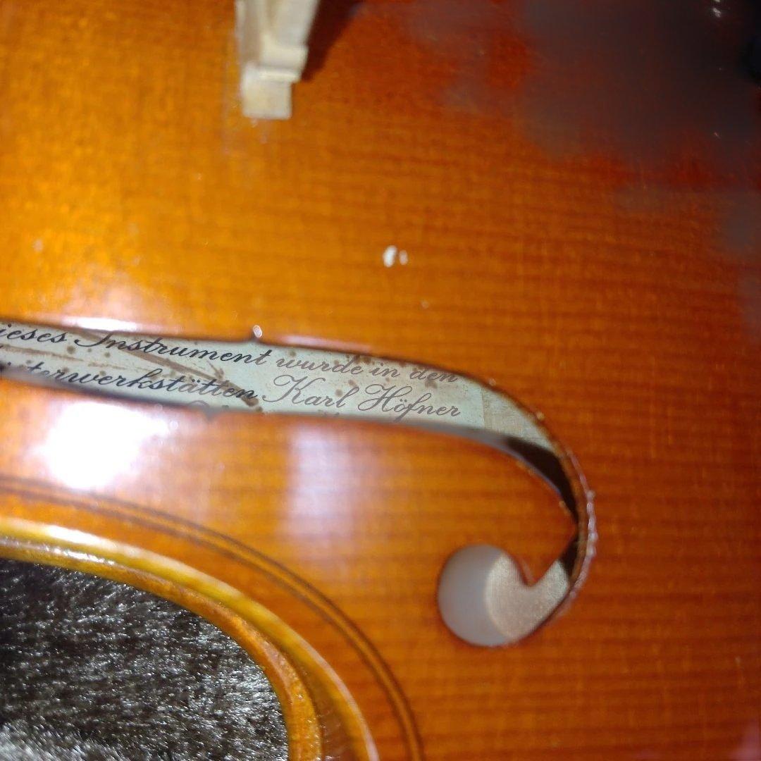 現状渡し カールヘフナー Karl Hofner KH200 4/4 バイオリン