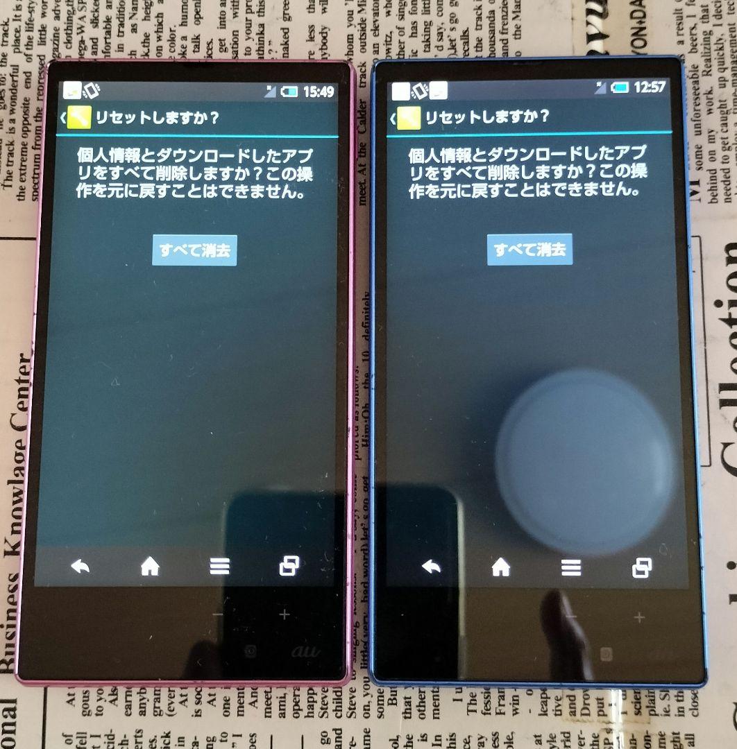 auアクオスフォンSERIE SHL24