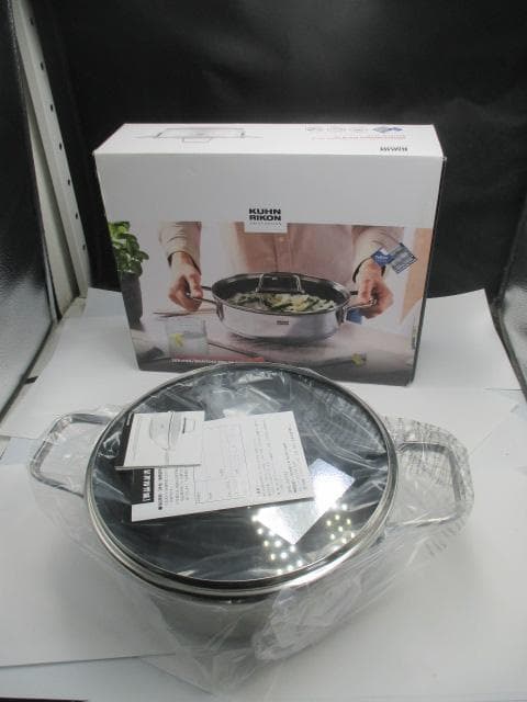 未使用 KUHN RIKON 蓋付きサービングパン26cm