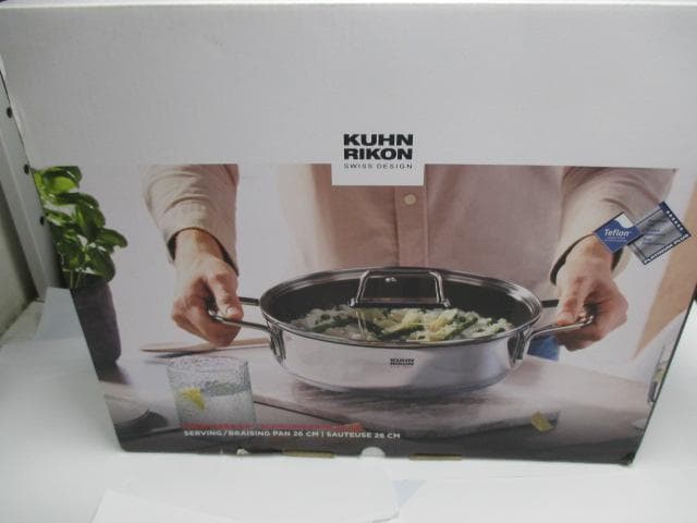 未使用 KUHN RIKON 蓋付きサービングパン26cm