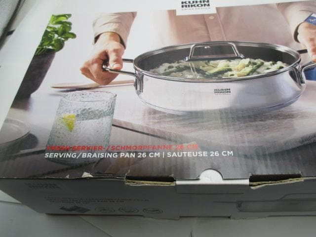 未使用 KUHN RIKON 蓋付きサービングパン26cm