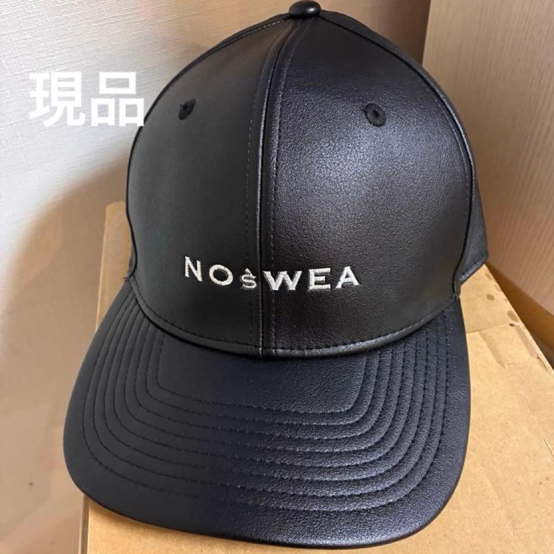 本日最終値下げ！NOsWEA kurocap_logoleather