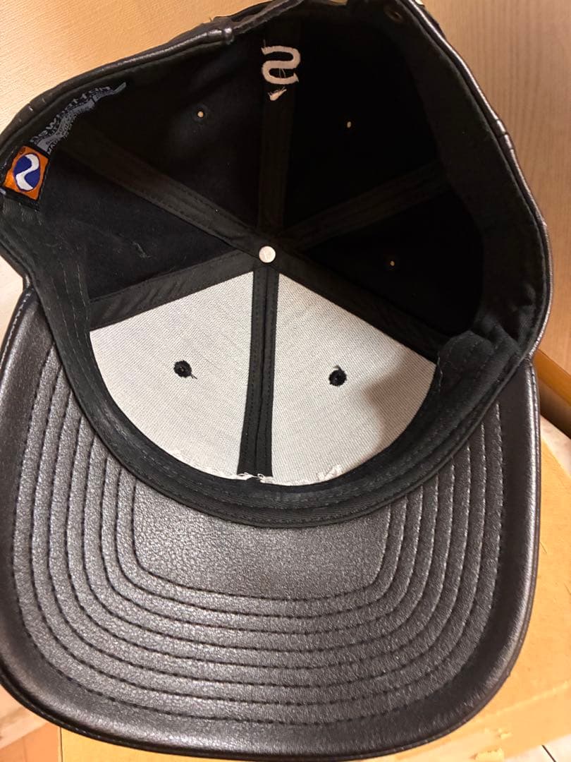 本日最終値下げ！NOsWEA kurocap_logoleather