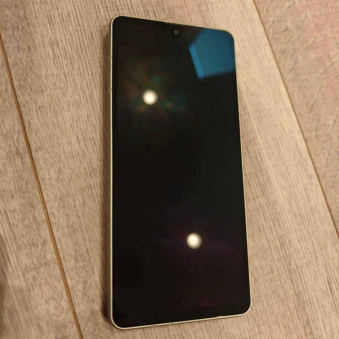 AQUOS SENSE8 ペールグリーン 電池良好 電源ボタン難あり