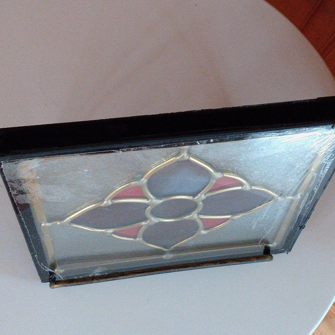 新品　デッドストック　ステンドグラス　20cm