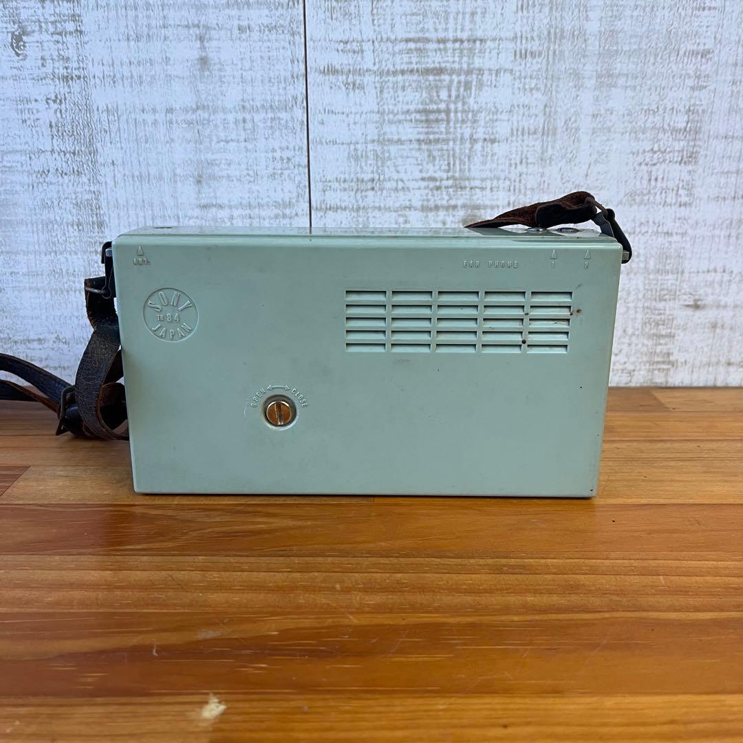 【アンティーク】SONY ソニー トランジスタラジオ TR-84 当時物 古道具