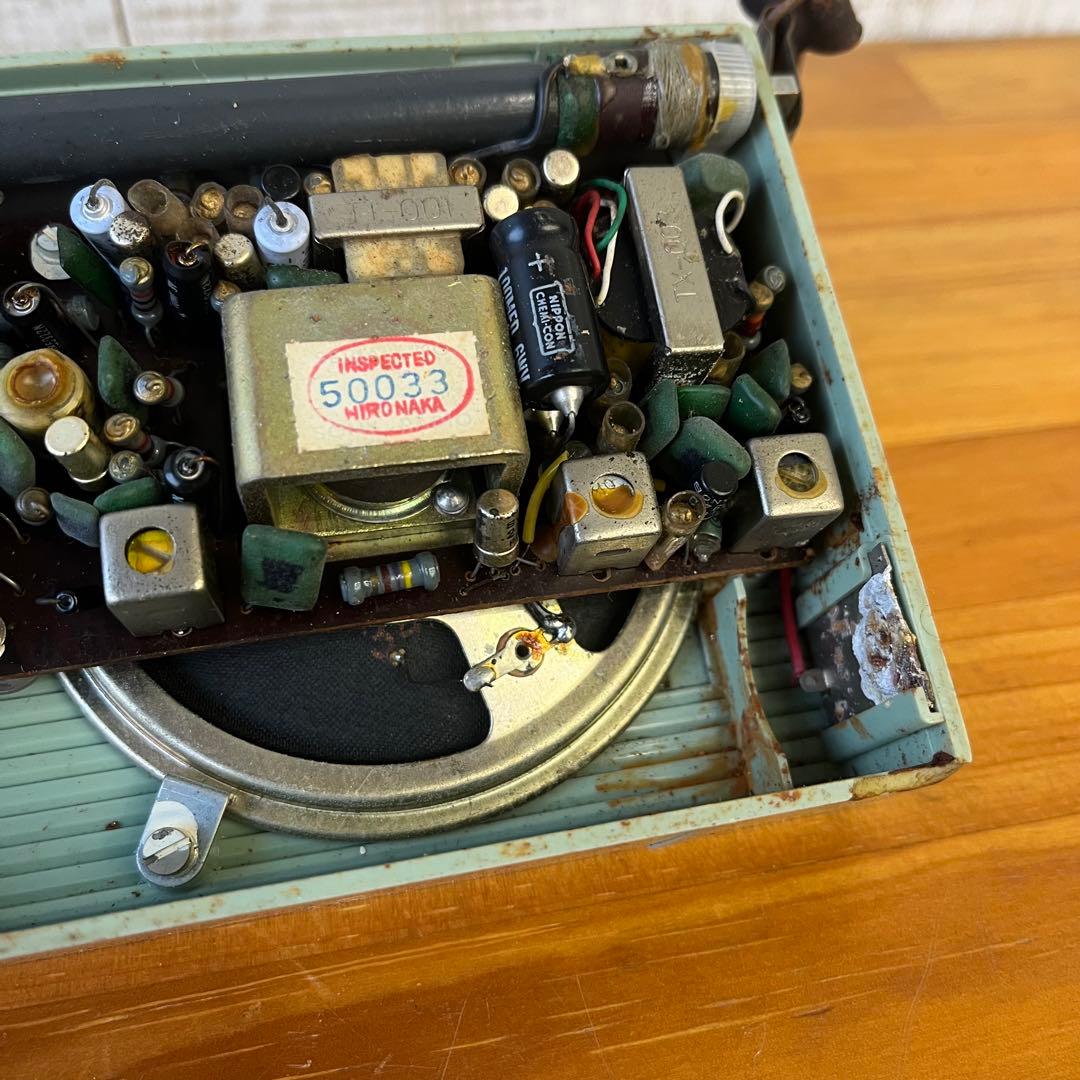 【アンティーク】SONY ソニー トランジスタラジオ TR-84 当時物 古道具