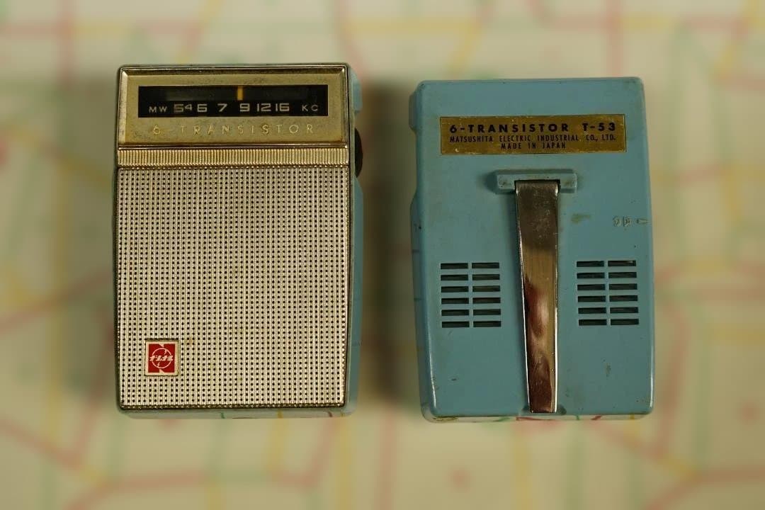 昭和の味　松下電器・ナショナルT-53 6石トランジスタラジオ