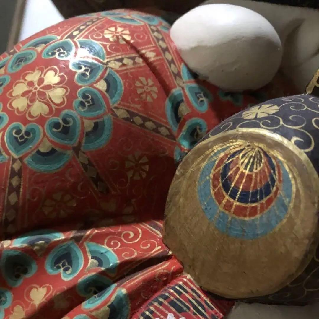 大黒天様　木箱付き　36㎝