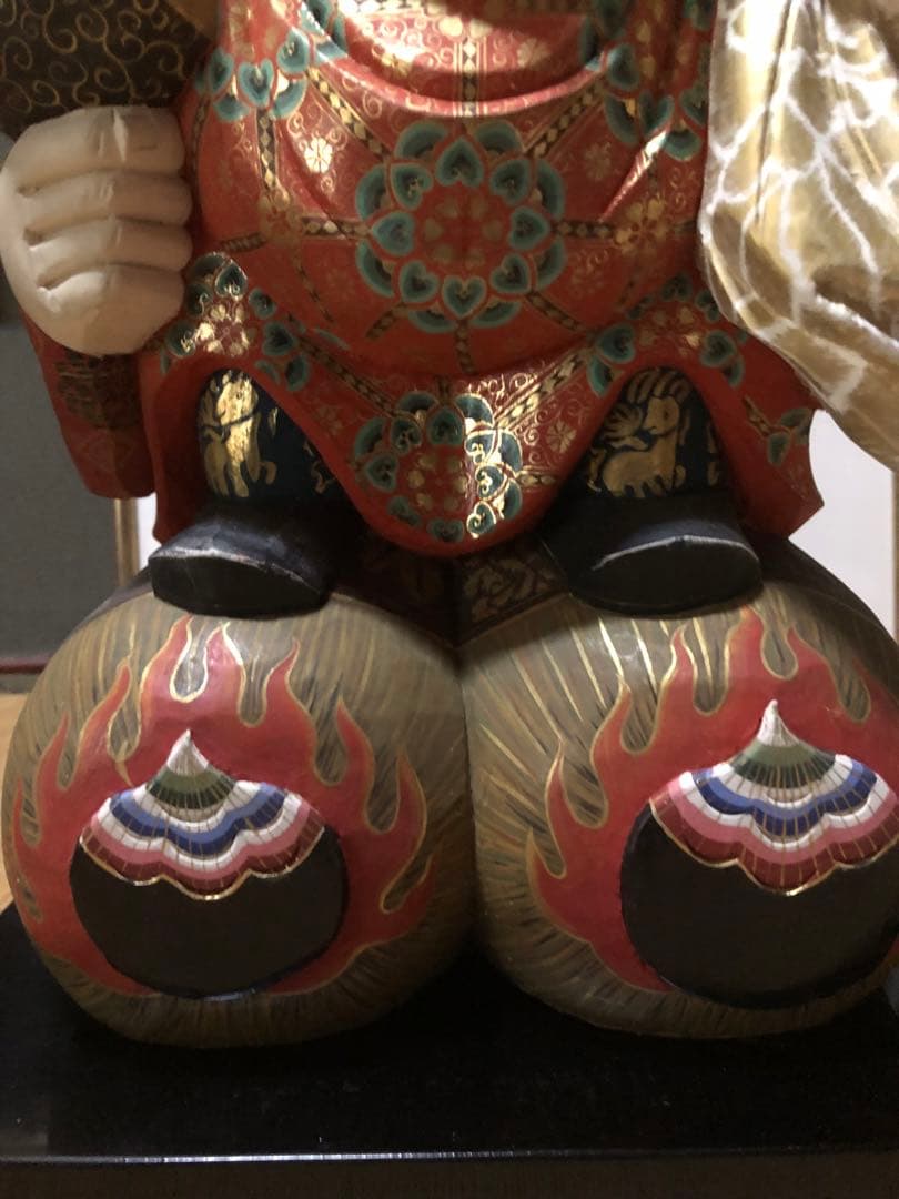 大黒天様　木箱付き　36㎝