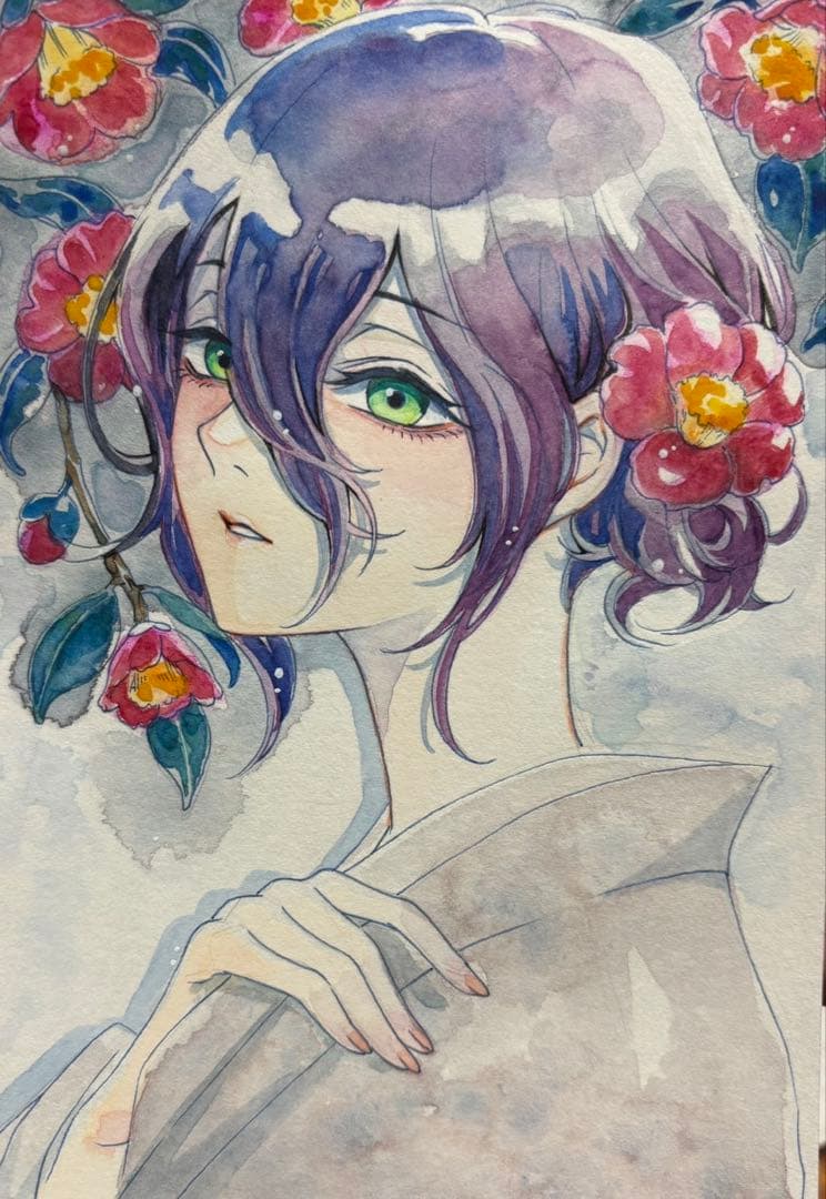K*様 ファンアート✤ レゼ ✤ アナログイラスト