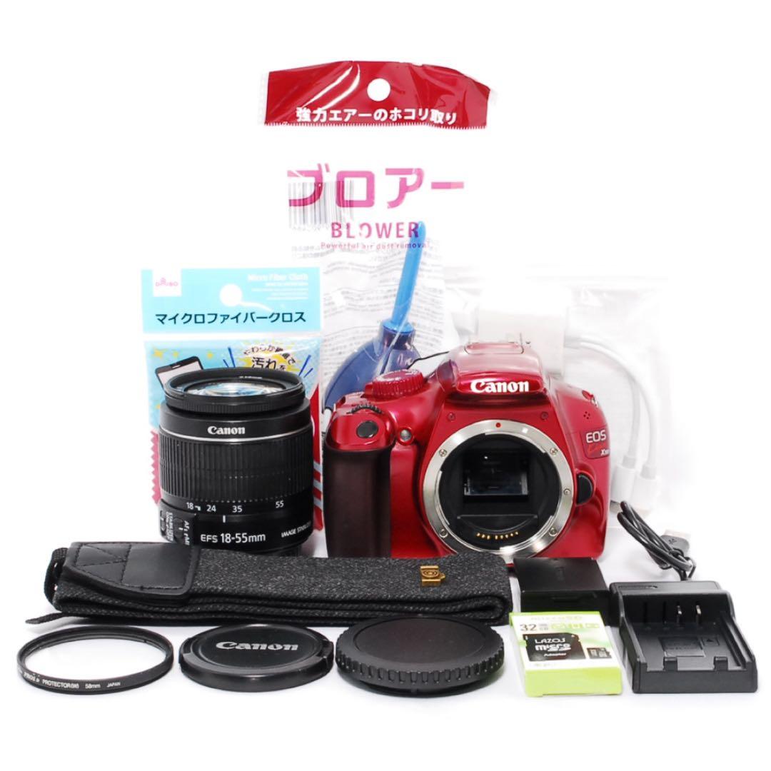 Canon Kiss X50◆すぐ使える◆人気カラー◆スマホ転送◆一眼レフカメラ