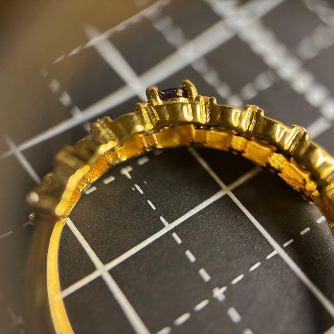 ★値下げ★天然石　カラーチェンジガーネット　リング　フリーサイズ