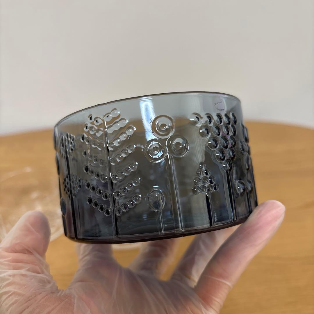イッタラ　フローラ　ボウル　100mm クリア　レイン　ボウル