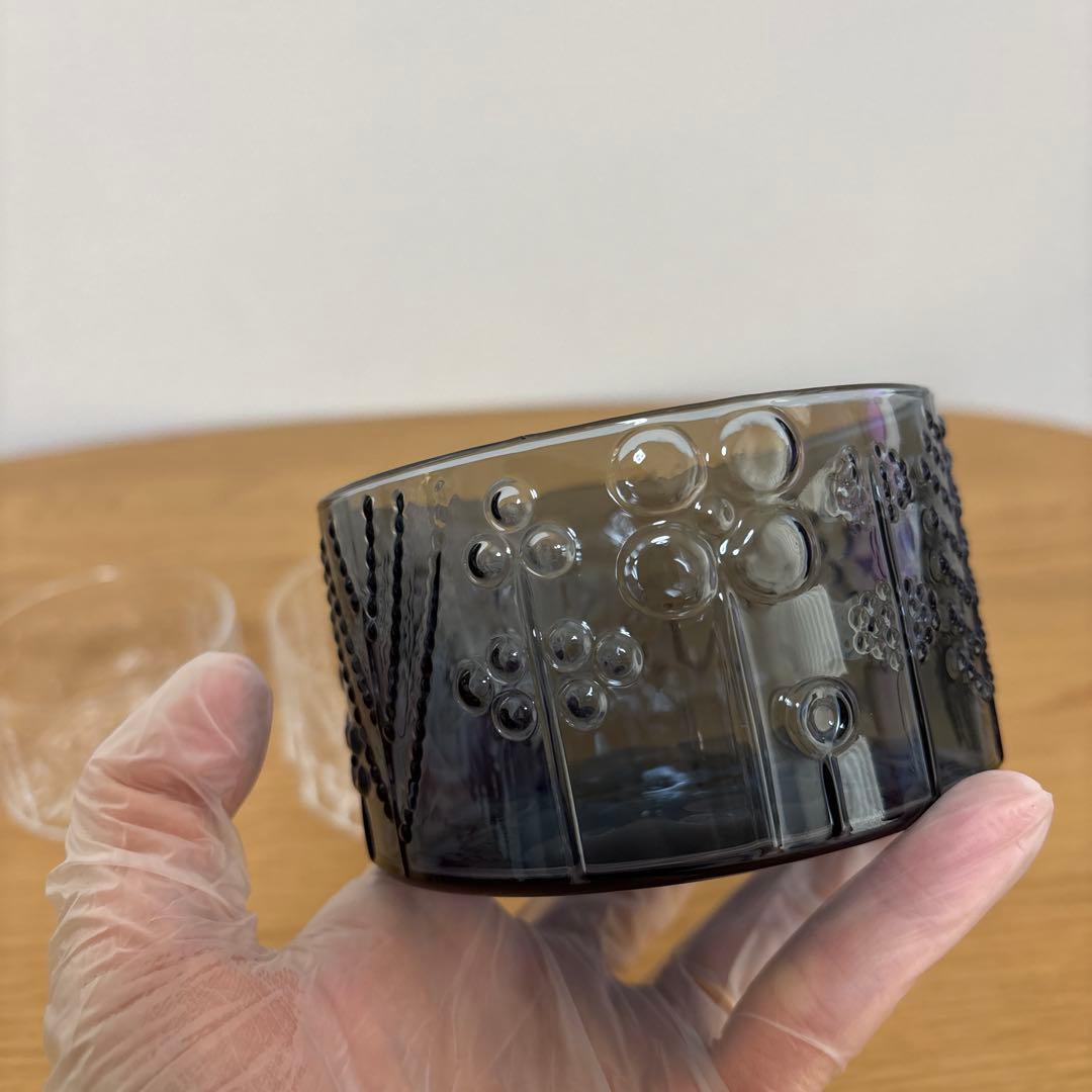 イッタラ　フローラ　ボウル　100mm クリア　レイン　ボウル